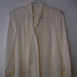 Elie Tahari "Inna" Foam Blouse